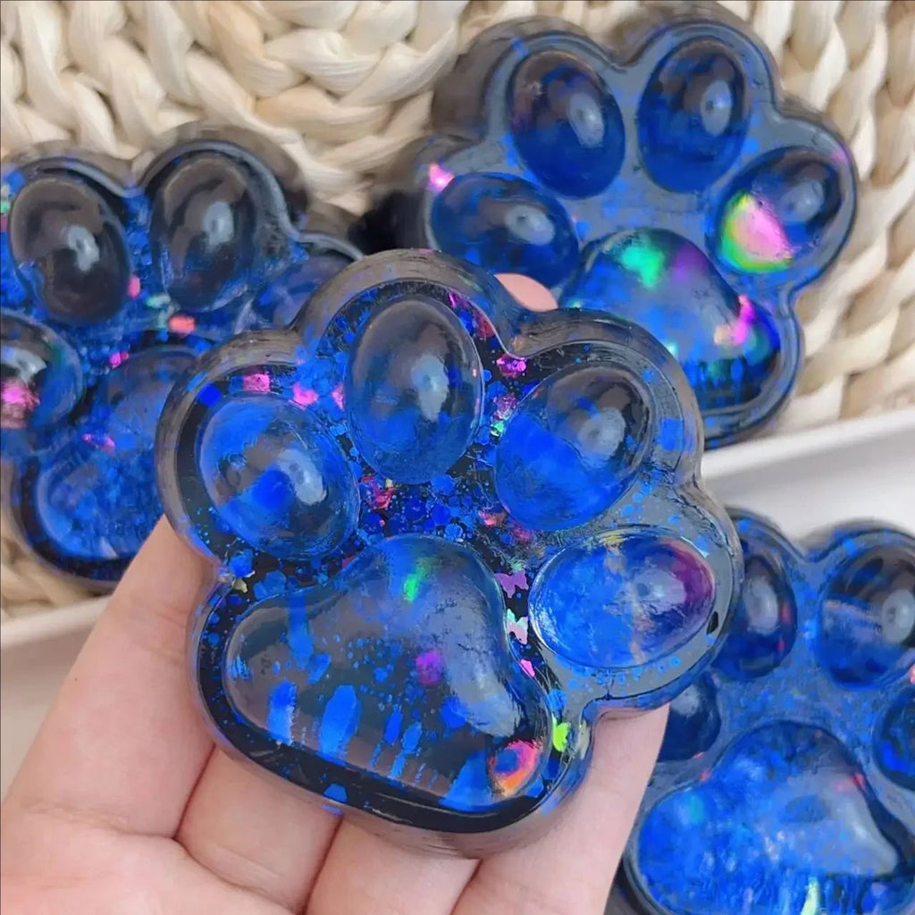 Kawaii Cat's Paw Squishy Fidget Rainbow Ball