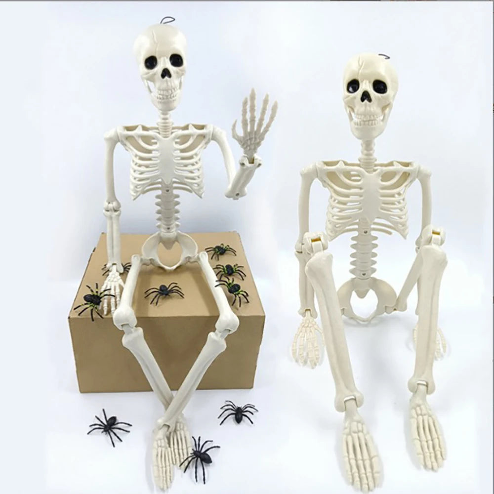 Halloween Decorations Skeleton Posable Statue