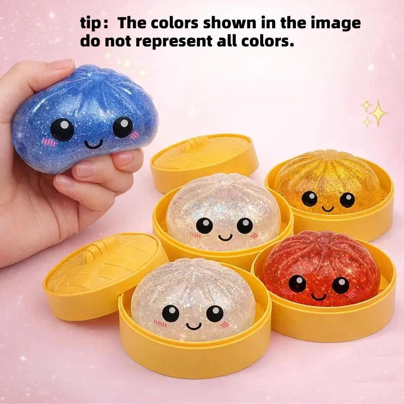 Steamed Bun Squishy Toy Stress Relief Fidget
