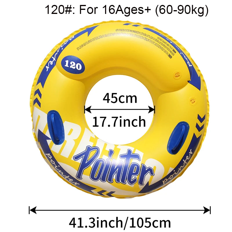 Double Balloon Inflatable Swimming Ring Beach toys Pool Floaties Adults Swim