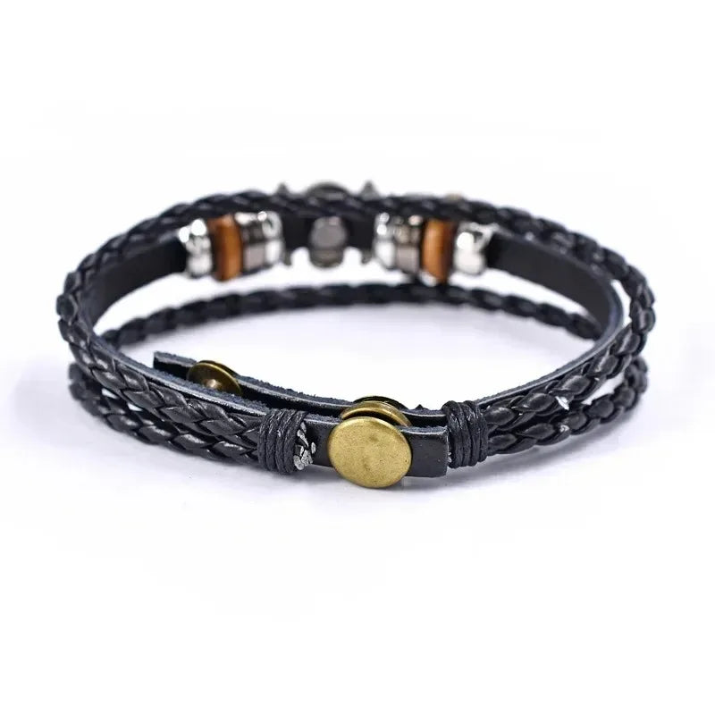 Anime One Piece Bracelet Luffy PU Bracelet Cosplay Accessories Straw Hat