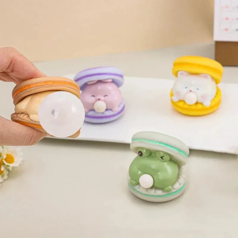 Cute Animal Pinch Bubble Burger Squishy Stress