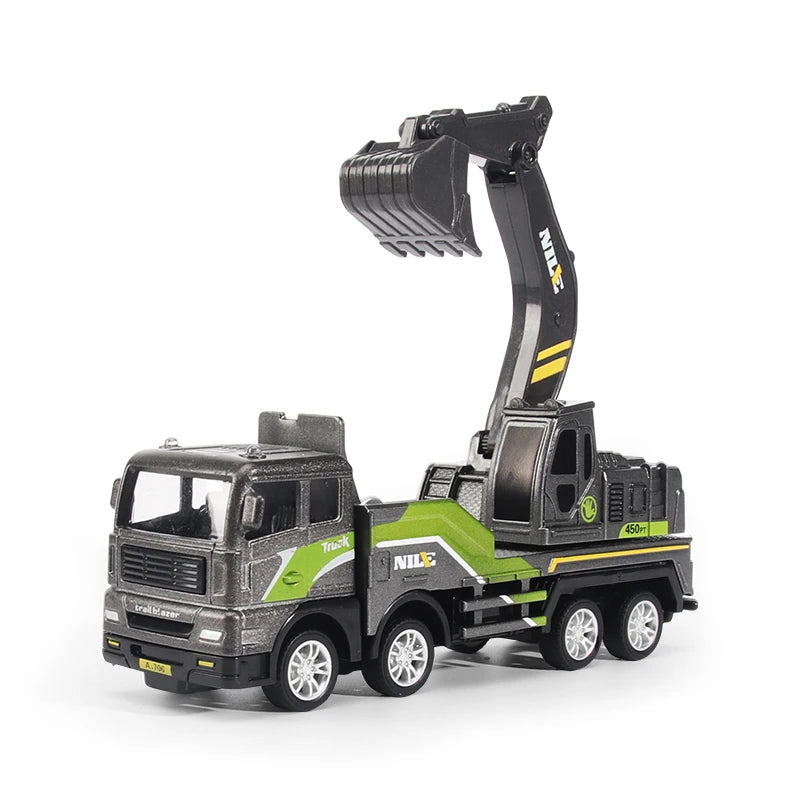 1 50 Model Car Bulldozer Truck Excavator Crane Forklift Construction Engineering