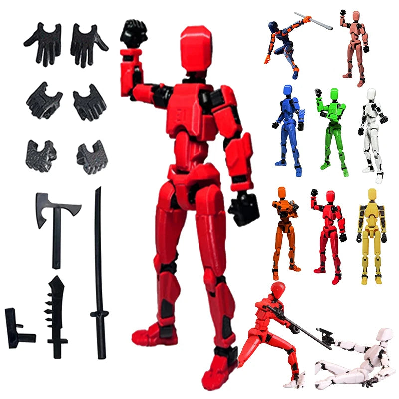 13 Joints Articulate Action Figure Poseable Dummy Doll