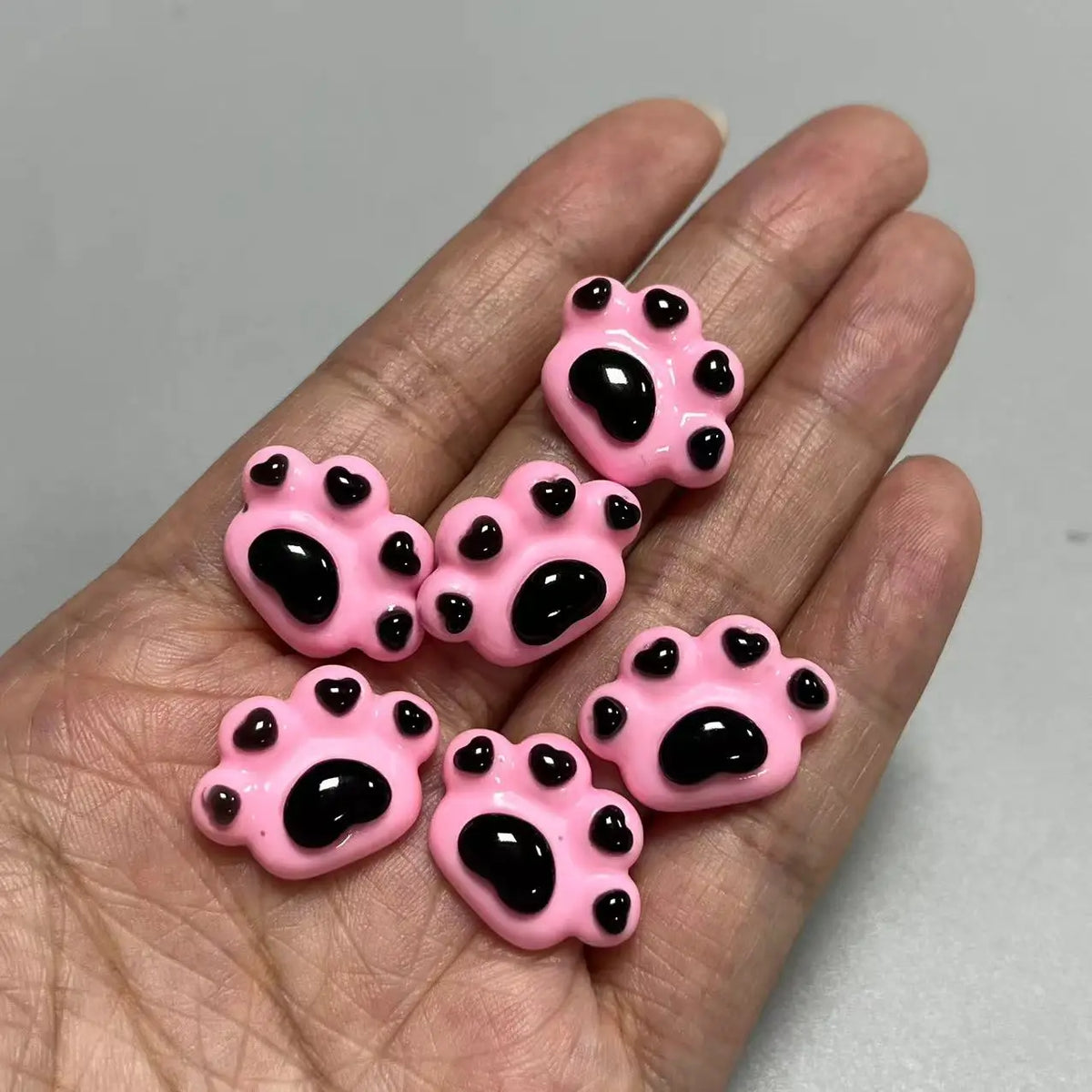 10pcs Macaron Color Skull Bow Skeleton Resin Handmade
