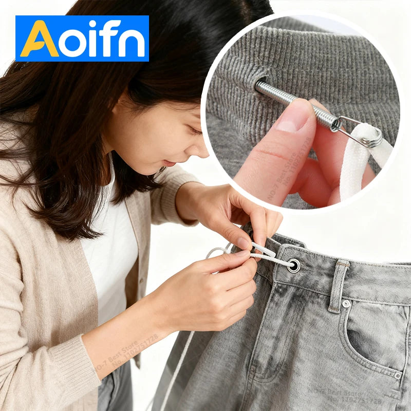 Bendable Spring Drawstring Threader Elastic Tool