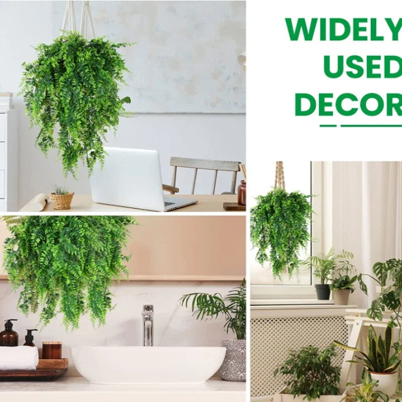 90cm Artificial Plant Vine Home Decoration Hanging Plastic Leaf Grass Garland