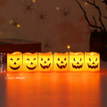 6Pcs LED Candle Light Battery Powered Pumpkin Skull Ghost Spooky Light