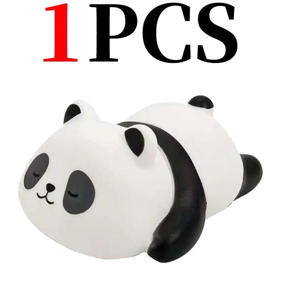 Cute Panda LED Night Light Kids Bedside Lamp