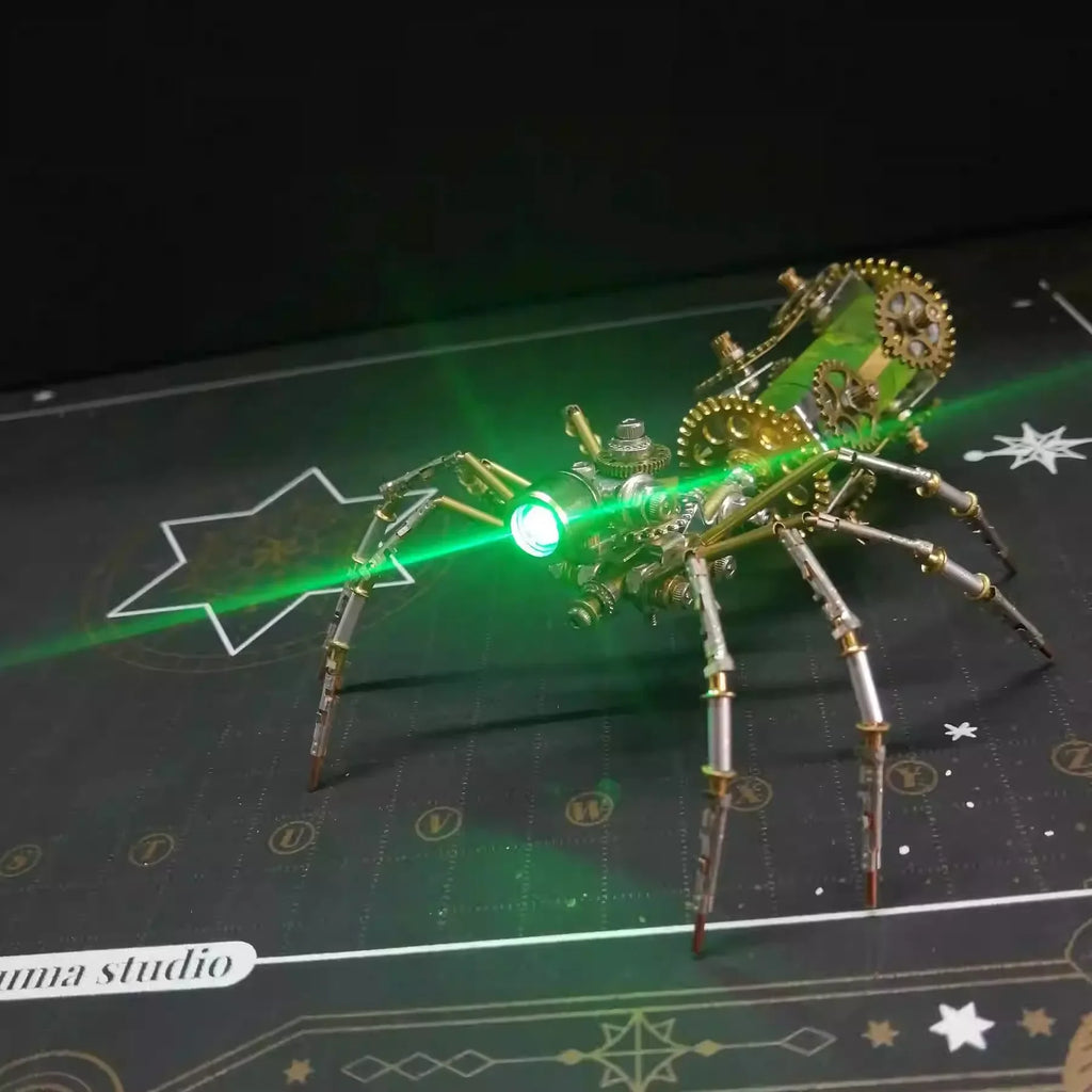 DIY Metal Assembly Spider Model Kit Steampunk Mechanical Insects Jigsaw Spiders