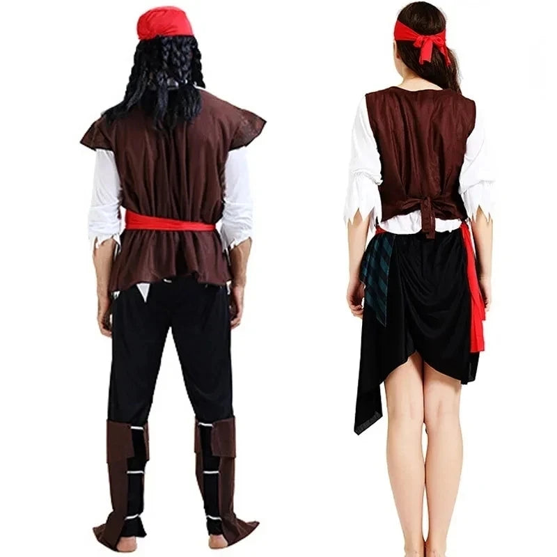 Pirate Cosplay Costume Captain Jack Sparrow