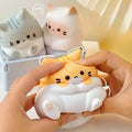 Adorable Cat Squeeze Toy Soft PU Rebound
