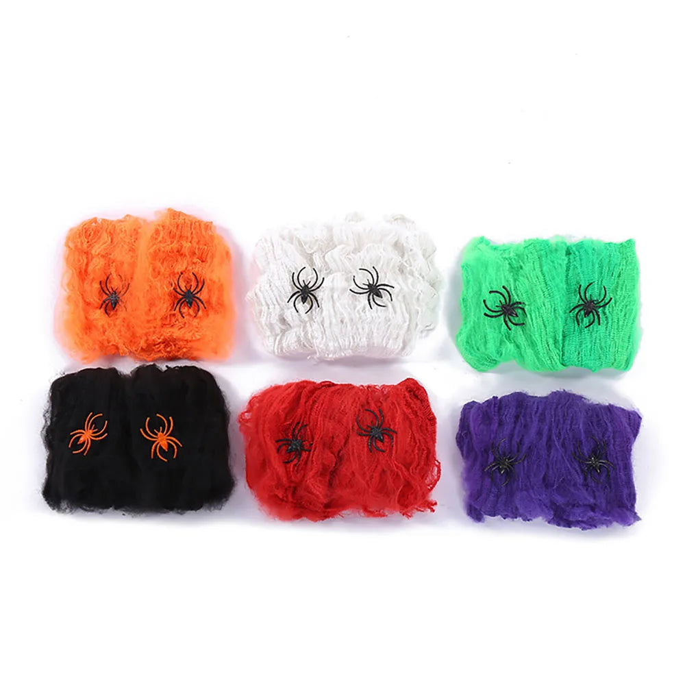 Halloween Decoration Spider Web Artificial Cobweb