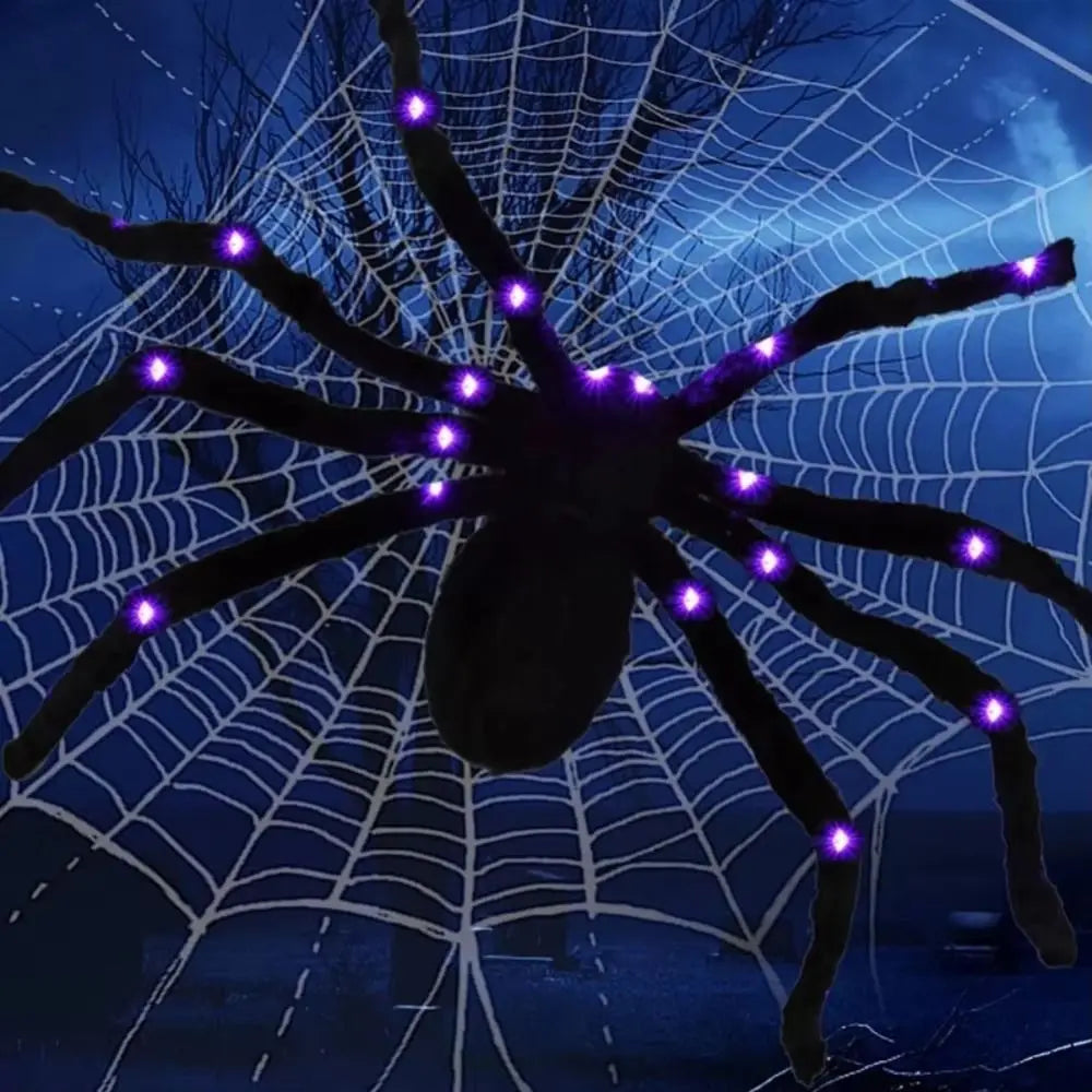 Practical 8 Modes Halloween Spider Web Lights LED