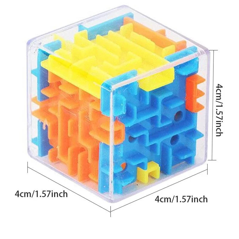 Mini 3D Maze Cube Puzzle Rolling Ball