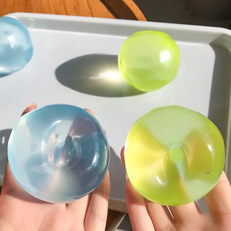 Transparent Mochi Squishy Fidget Slow Rise