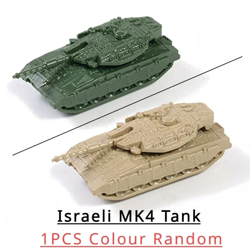 1 144 5cm Classic Tank Model WWII Soviet BM21 Italian B1 Destroyer US M35