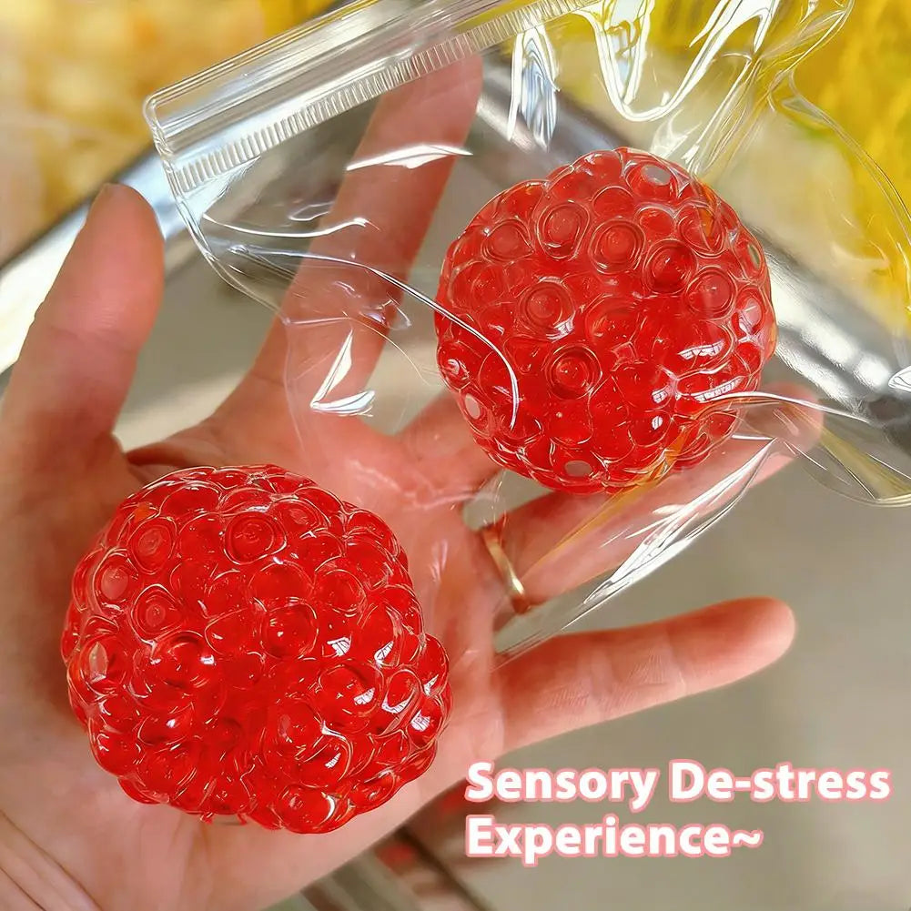 Ice Bead Squishy Ball Transparent Fidget Toy