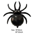 1pc Spiders Balloons Giant Black Happy Halloween Party Decor