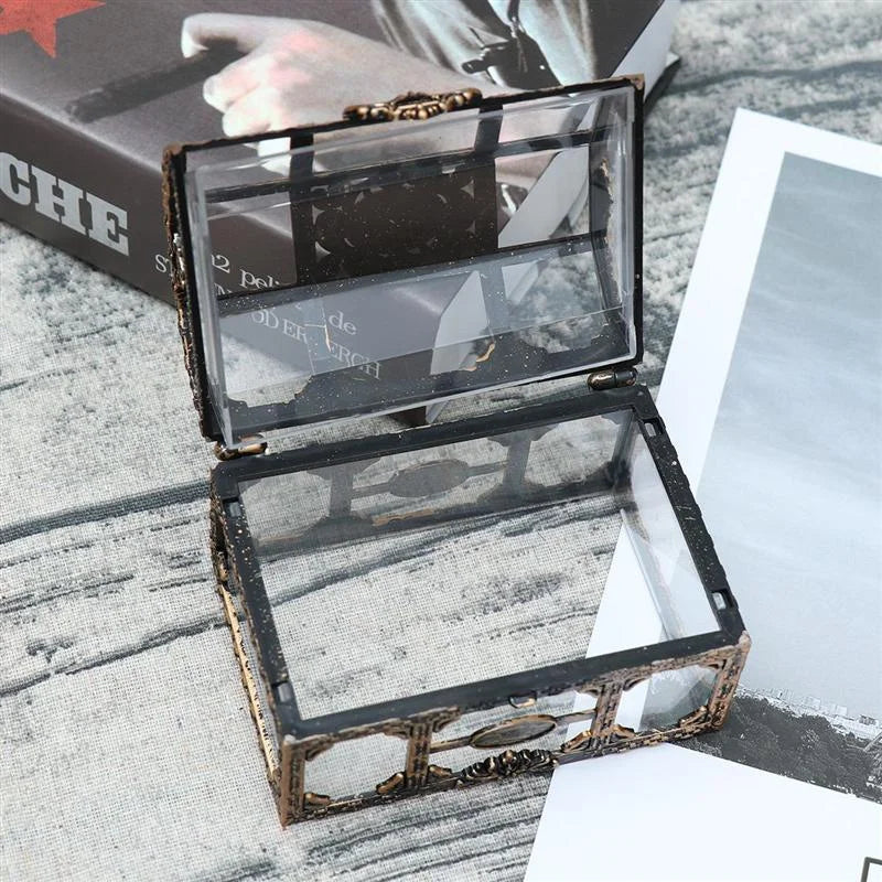 1Plastic Transparent Pirate Treasure Box Crystal Gem