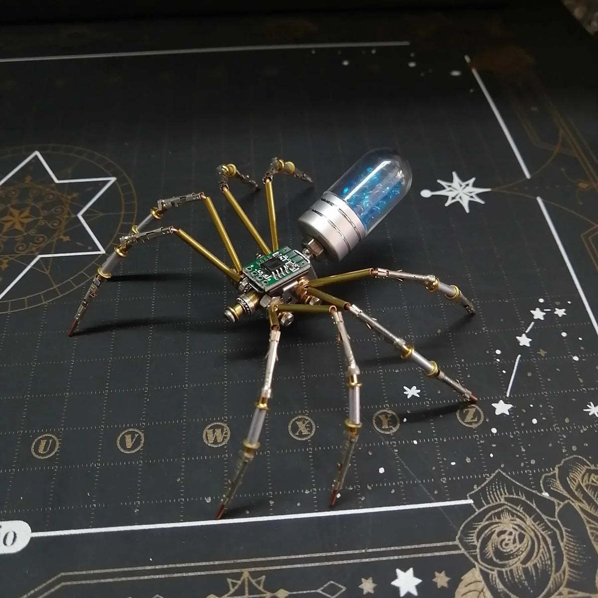 DIY Metal Assembly Spider Model Kit Steampunk Mechanical Insects Jigsaw Spiders