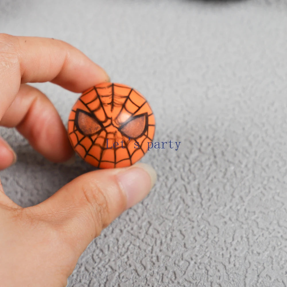 10Pcs Funny Spider Bouncy Ball Jumping Ball Outdoor Toys Birthday Party Favors