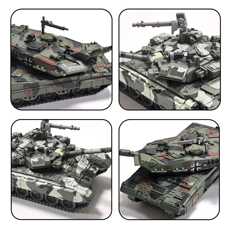 Assembly Military Series DIY Model Leopard 2A7 T-90 Merkava Main Battle Tank