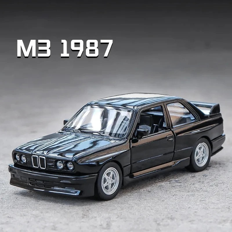 1 36 BMW M3 1987 Alloy Toys Car Model Metal Diecasts Toy Vehicles