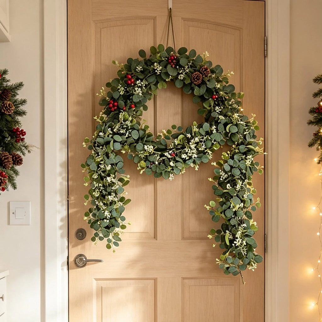 Artificial Greenery Foliage Vine Plant Christmas Outdoor Holiday Party Store
