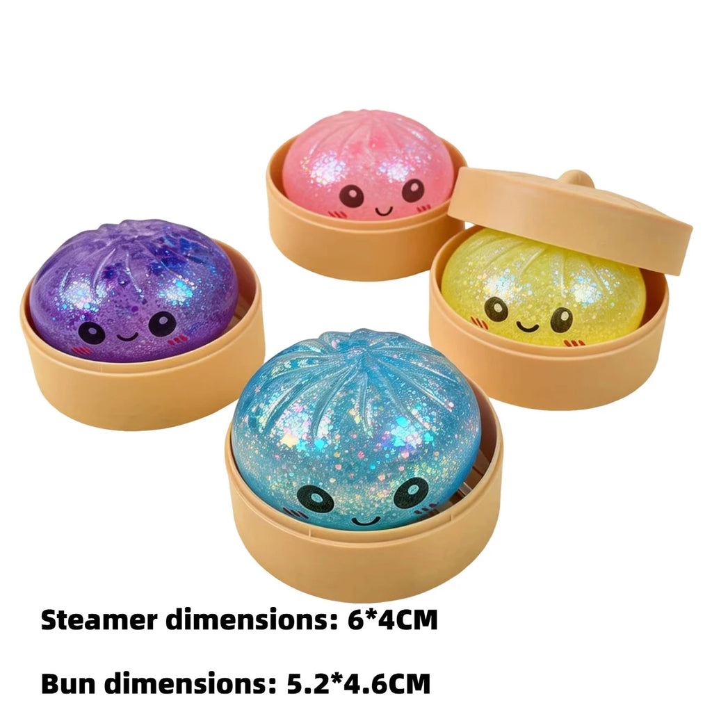 Steamed Bun Squishy Toy Stress Relief Fidget