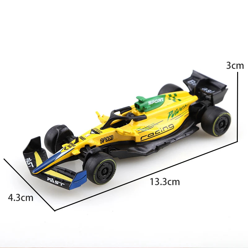 1.43 Alloy Model Racing Car Toy Exquisite Formula Alloy Pullback Racing