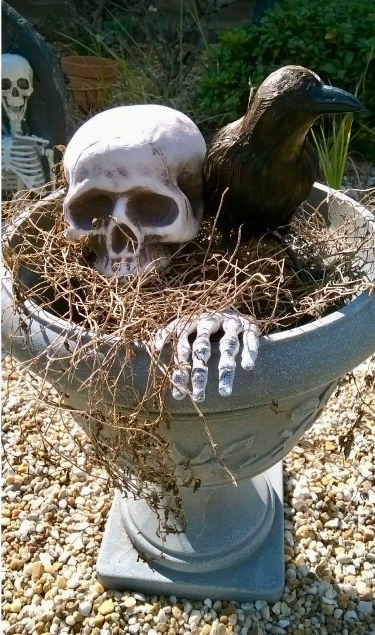 Spooky Halloween Decor Skeleton Stakes Realistic