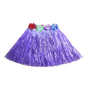 Plastic Fibers Girl Hawaiian Hula Skirt Hula Grass Costume Garland Flower