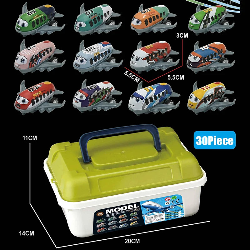 20 30 50Pcs Mini Car Set Inertia Vehicles