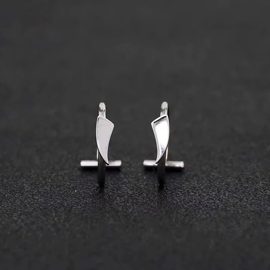 2PCS Trendy 10mm Stainless Steel Punk Clip on Fake Piercing Nose Wrap Lip