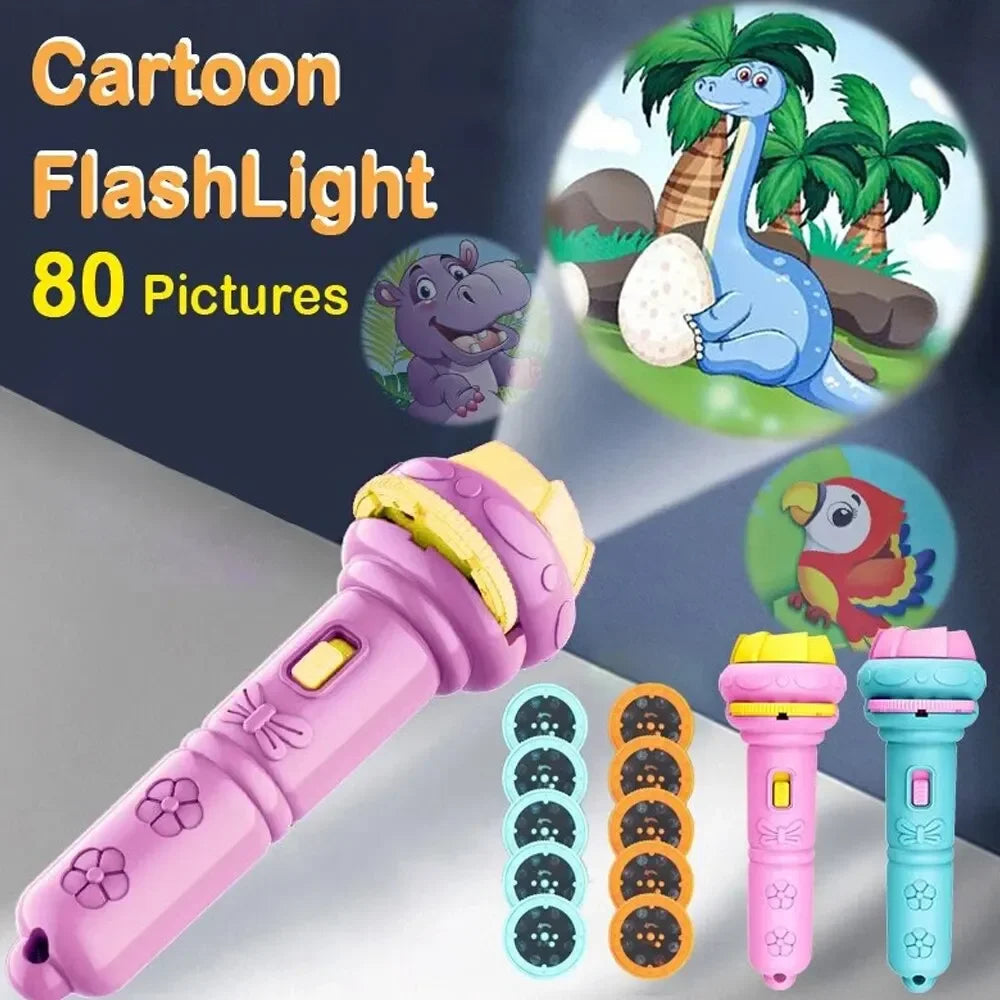 Projection Flashlight for Kids 80 Patterns