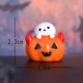 Cartoon Halloween Witch Ghost Figurine Pumpkin Ghost