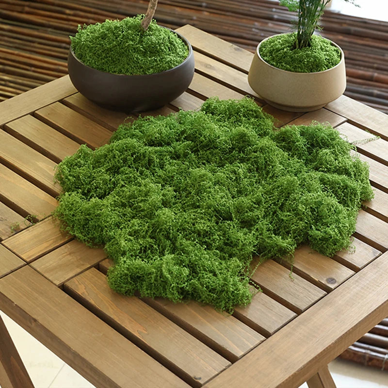 about 20g Artificial Green Plants Polyester Moss Grass Home Living Room