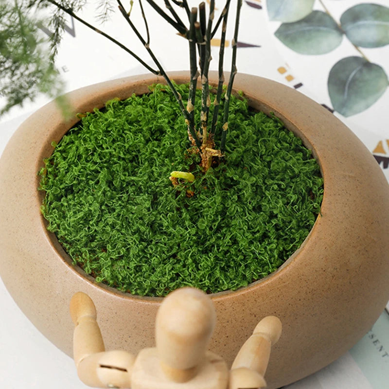 about 20g Artificial Green Plants Polyester Moss Grass Home Living Room