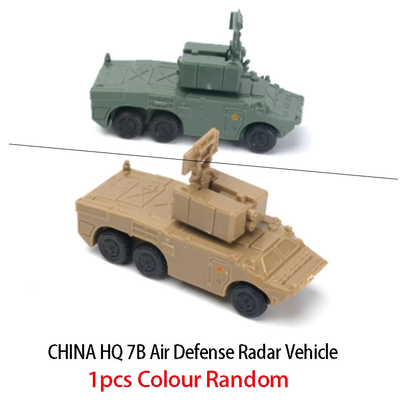 1 144 5cm Classic Tank Model WWII Soviet BM21 Italian B1 Destroyer US M35