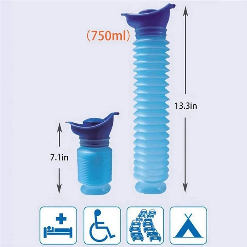 Portable Urine Toilet Aid Car Travel Outdoor Urinals Man Woman Children Potty