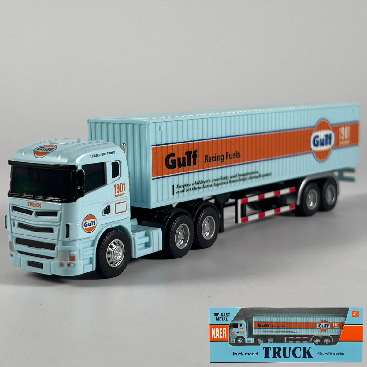1:64 Scania Container Truck American Container Truck Alloy Diecast Model Car