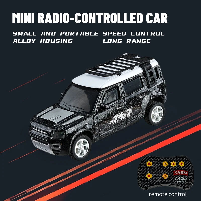 New RC Car MINI Alloy 1 64 Remote Control Car Convenient Carry 60 Minutes