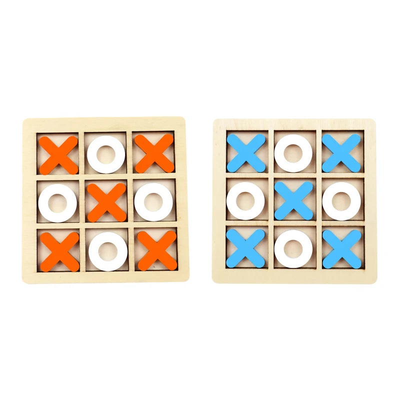 Montessori Play Game Wooden Toy Mini Chess Interaction Puzzle Training Brain