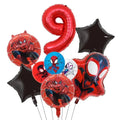 Mask Spider Hero Birthday Party Supplies Tableware Kit