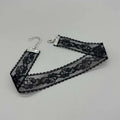 Short Lace Choker Necklace Women Girl Black White