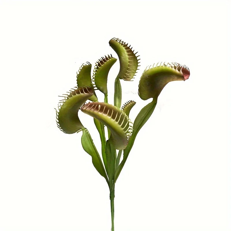 Lifelike Artificial Venus Flytrap Plant Halloween Decor