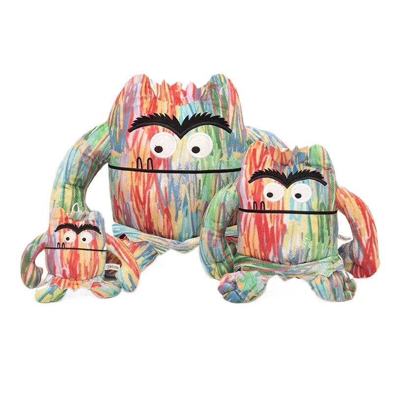 Emotional Monster Plush Toys Big Mouth Demon Stuffed Anime Plushie Dolls