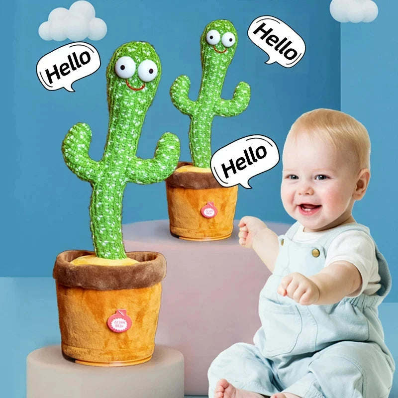Entertaining Dancing Cactus Toy Repeat Talking