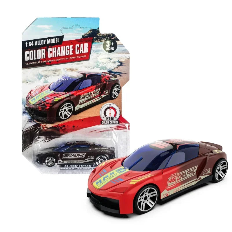 1:64 Magic Color Changing Racing Car Model